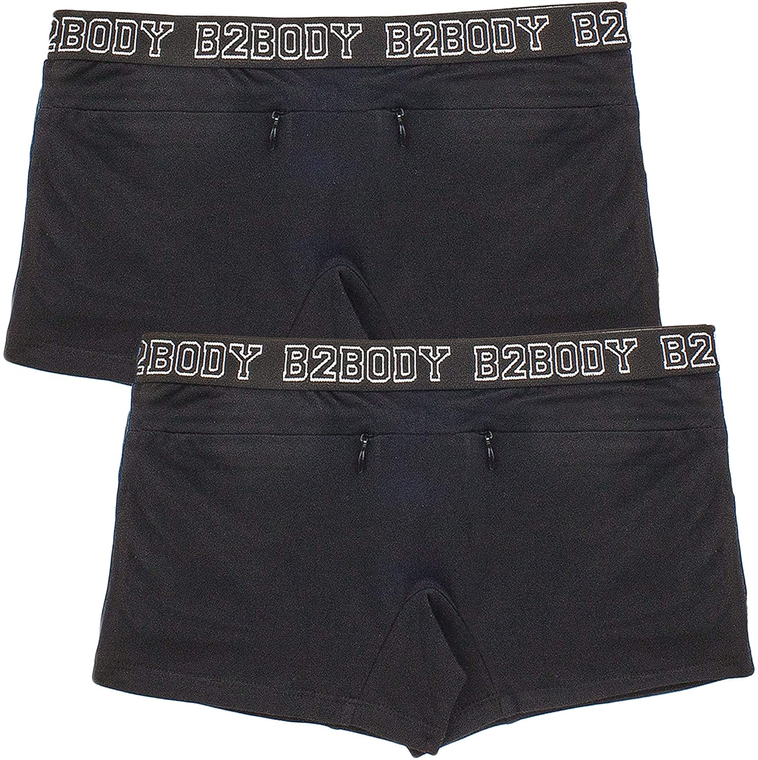 Price:$16.99 Pocket Stash Cotton Boyshorts Underwear Women 2 Pack Panties S-4XL Plus Size at Amazon Women’s Clothing store