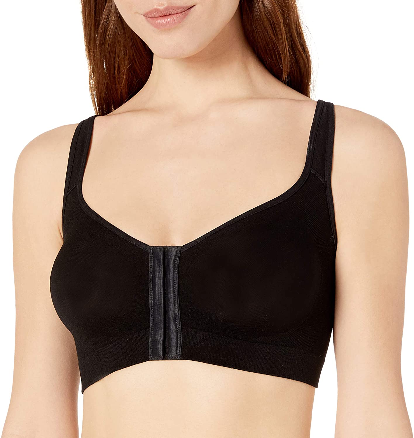 Price:$29.59 Annette Women's Post Surgical-Leisure-Sleep Bra, Black, Medium/Large at Amazon Women’s Clothing store