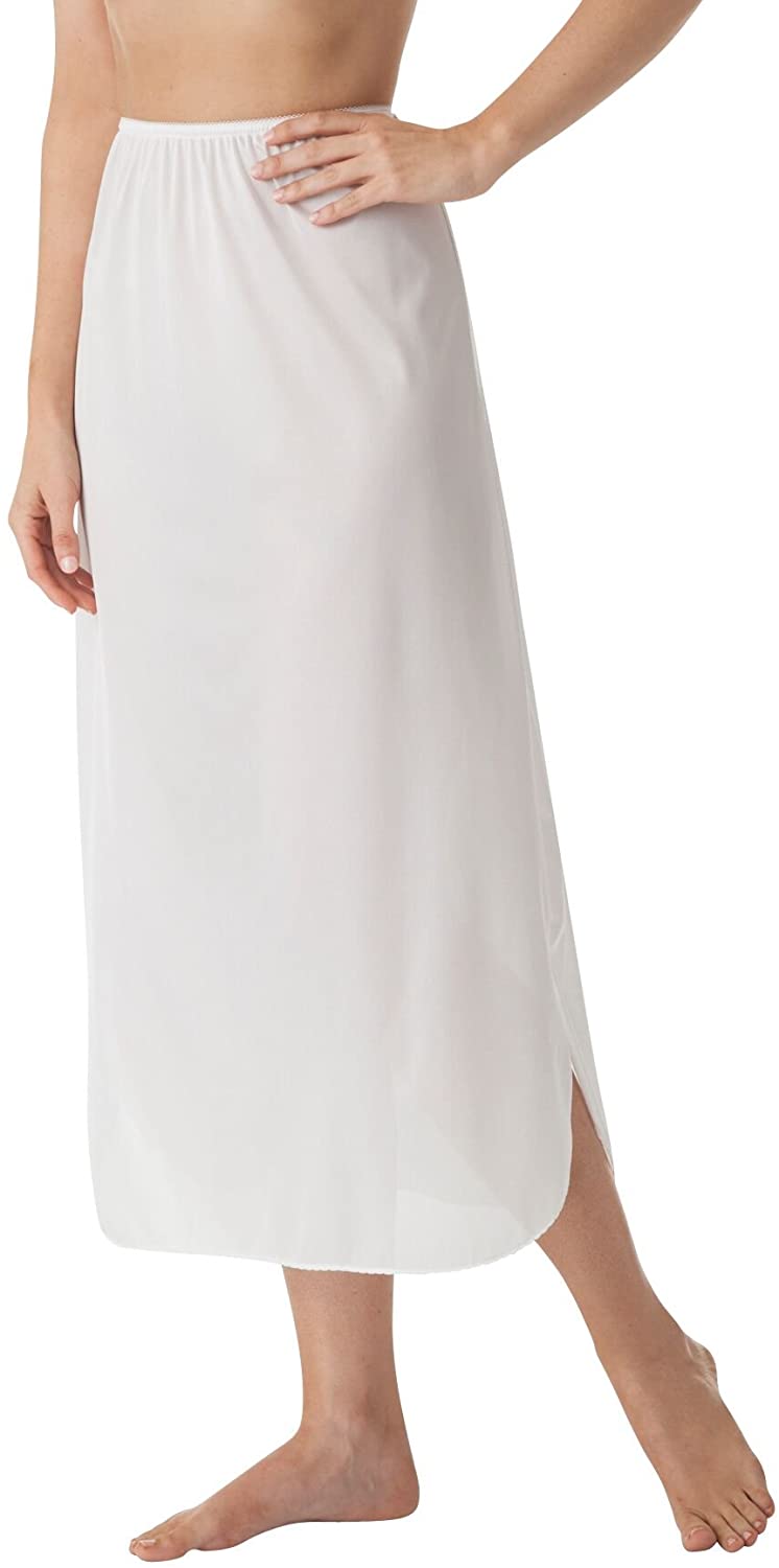 Price:$19.99 Velrose Lingerie Plus Size Long Half Slips 35" Style 2115 (3X, White) at Amazon Women’s Clothing store