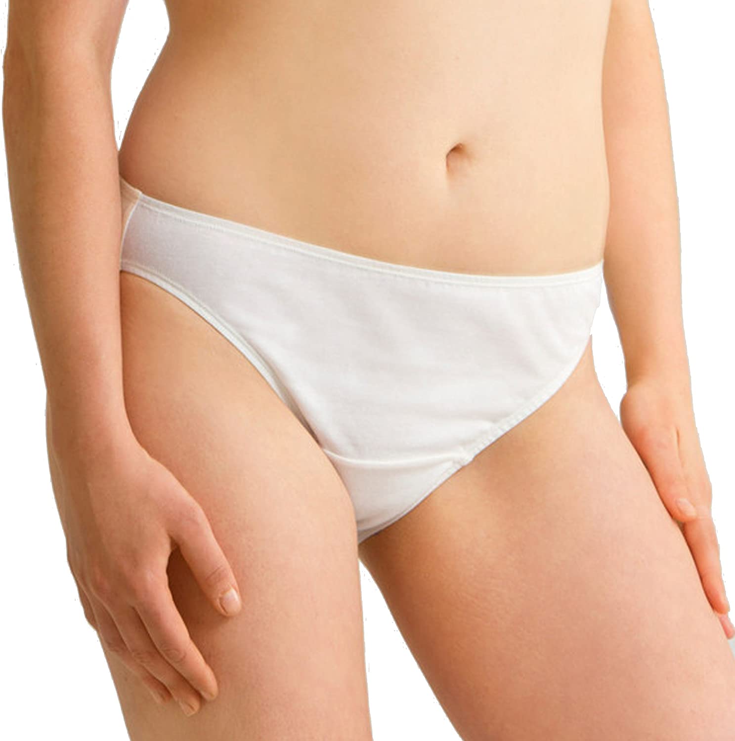 Price:$22.20 Cottonique Women's Spandex-Free Low-Rise Contoured Brief Made from 100% Organic Cotton (2/Pack | Natural) at Amazon Women’s Clothing store