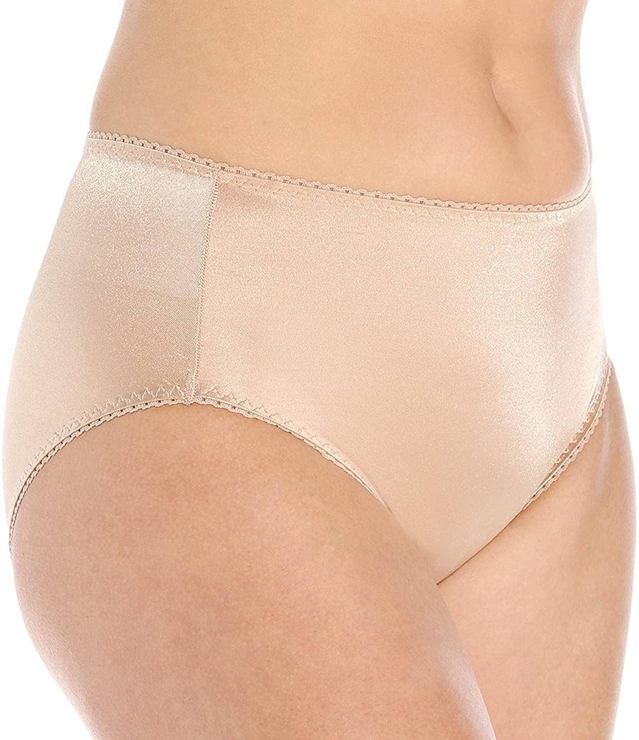 Price:$6.00 Vassarette Women's Undershapers Light Control Hi-Cut Brief 48001 at Amazon Women’s Clothing store