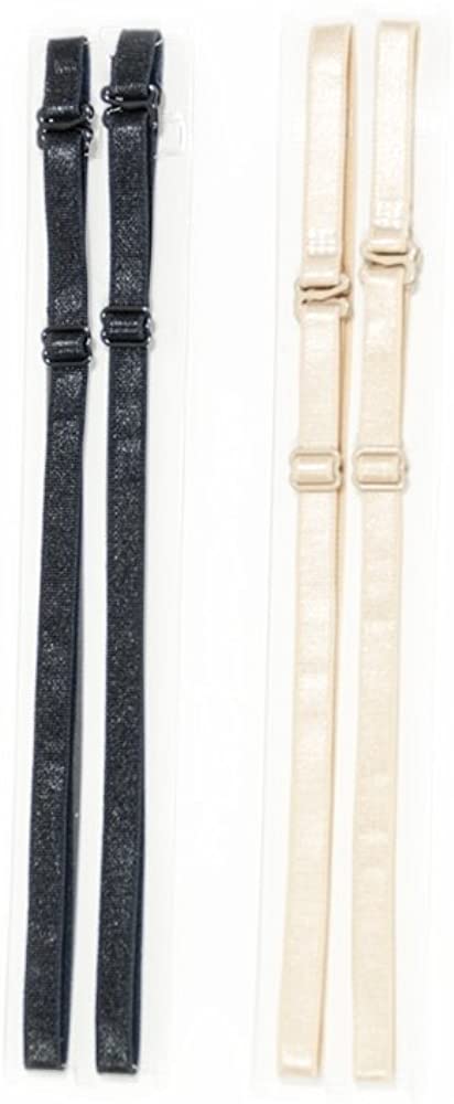 Price:$12.00 Replacement Bra Straps, Set of 2 (Black and Nude 8 w, 1) at Amazon Women’s Clothing store