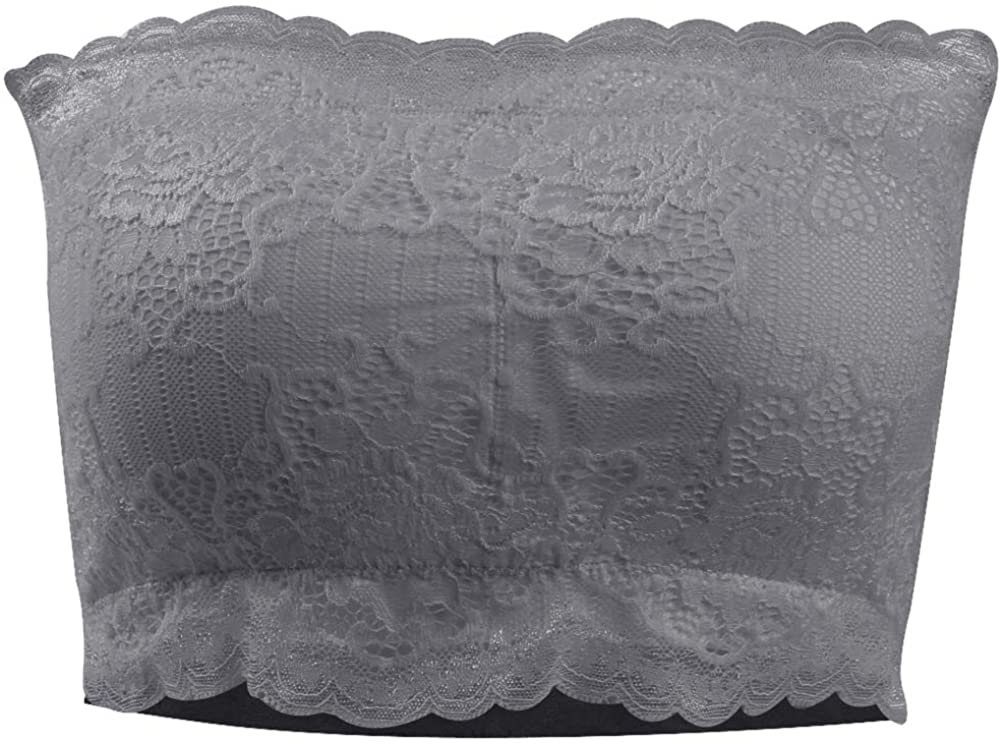Price:$9.99    Plusfeel Women's Padded Strapless Wire-Free Bandeau Tube Top Bra  Clothing