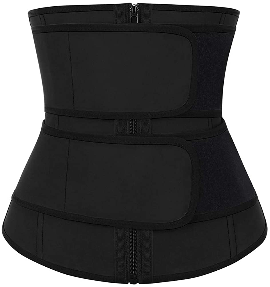 Price:$4.99    DANALA Women's Waist Cincher Neoprene Zipper Velcro High Compression Waist Trainer Corset for Weight Loss  Clothing
