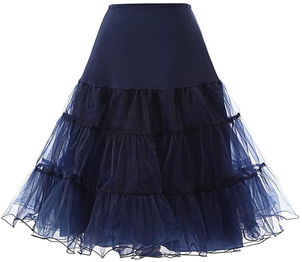 Price:$8.87 BAOMOSI Vintage Women's 50s Petticoat Skirts Crinoline Tutu Crinoline Underskirts at Amazon Women’s Clothing store