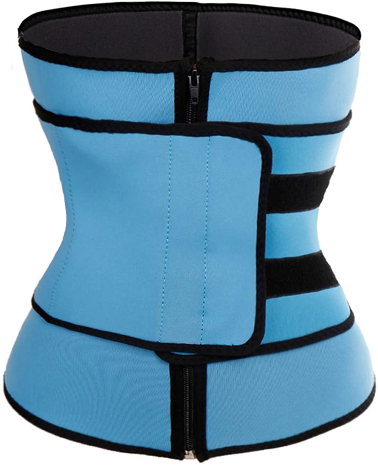 Price:$19.89 KIWI RATA Abdominal Belt High Compression Zipper Neoprene Waist Trainer Cincher Corset Body Fajas Sweat at Amazon Women’s Clothing store
