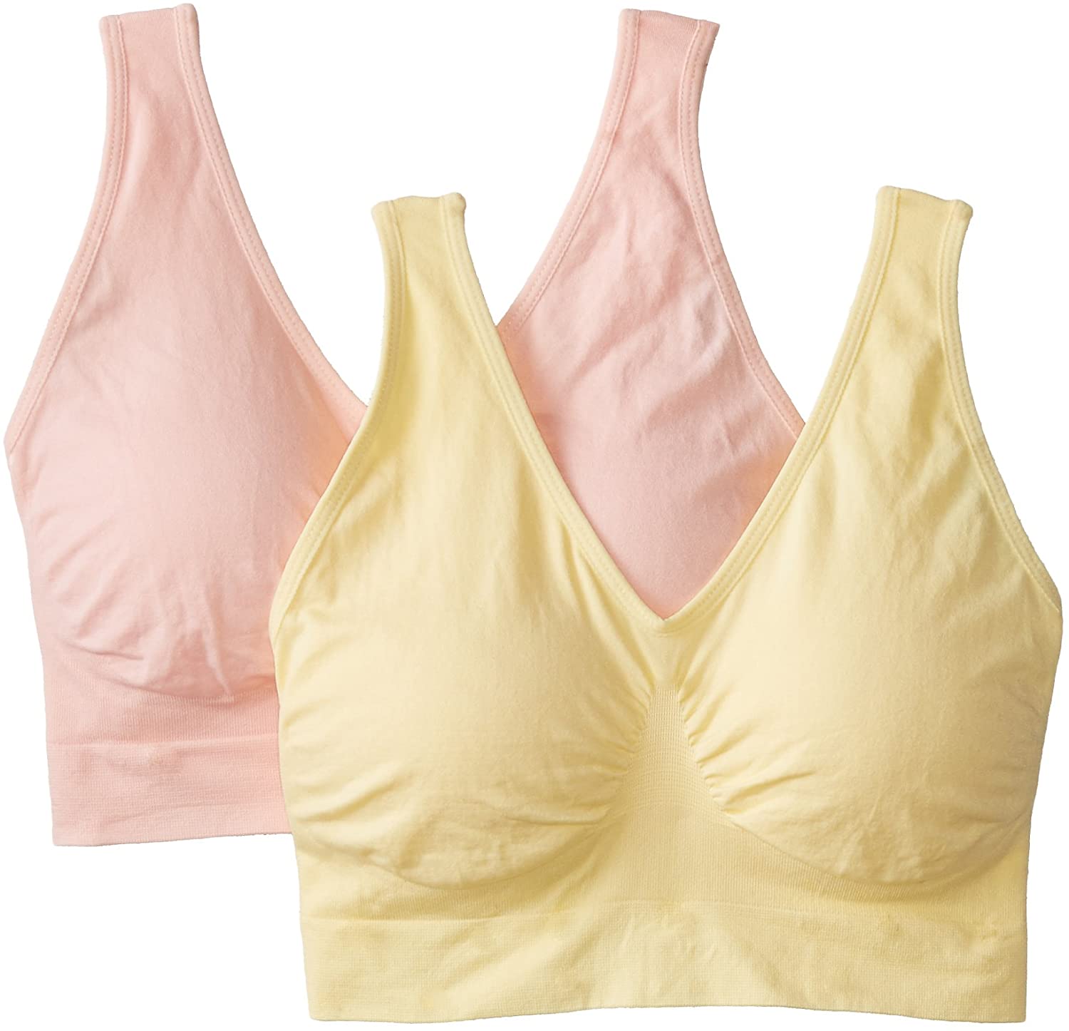 Price:$24.92 Ahh By Rhonda Shear Women's 2 Pack Ahh Bra with Removable Pads at Amazon Women’s Clothing store