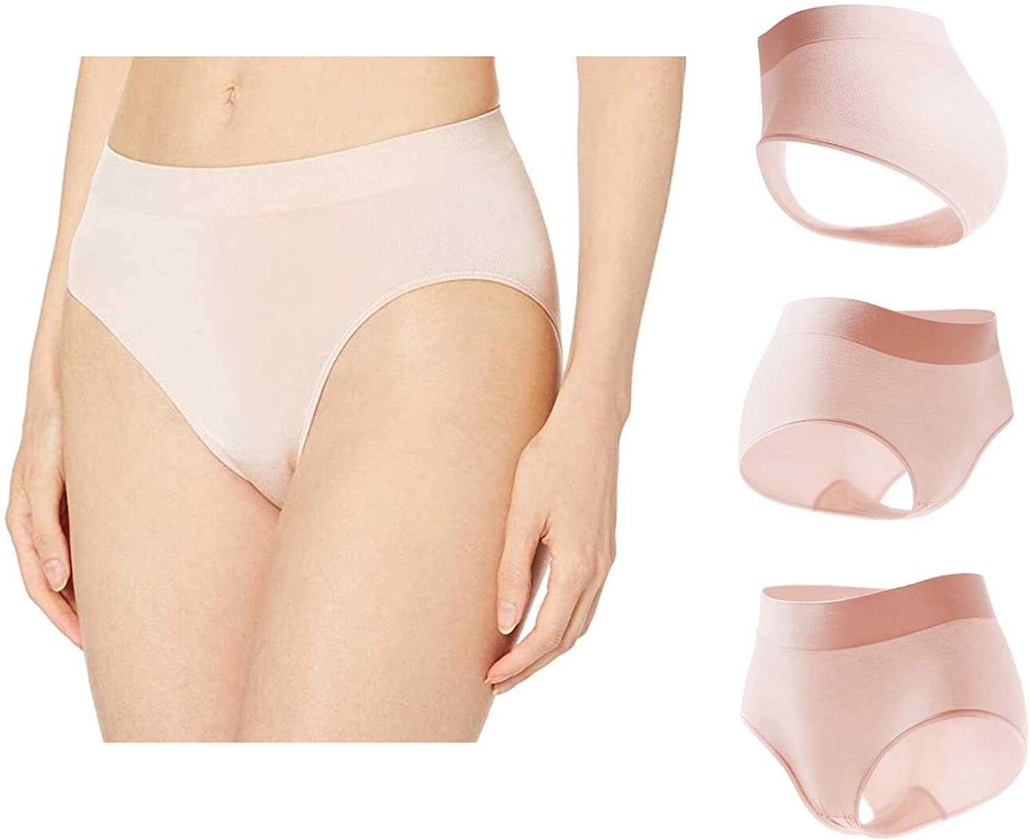 Price:$13.99 Breathable Panties for Women High Waisted Bikini bottoms Ladies Comfort Cotton Underwear Briefs 4 Pack at Amazon Women’s Clothing store