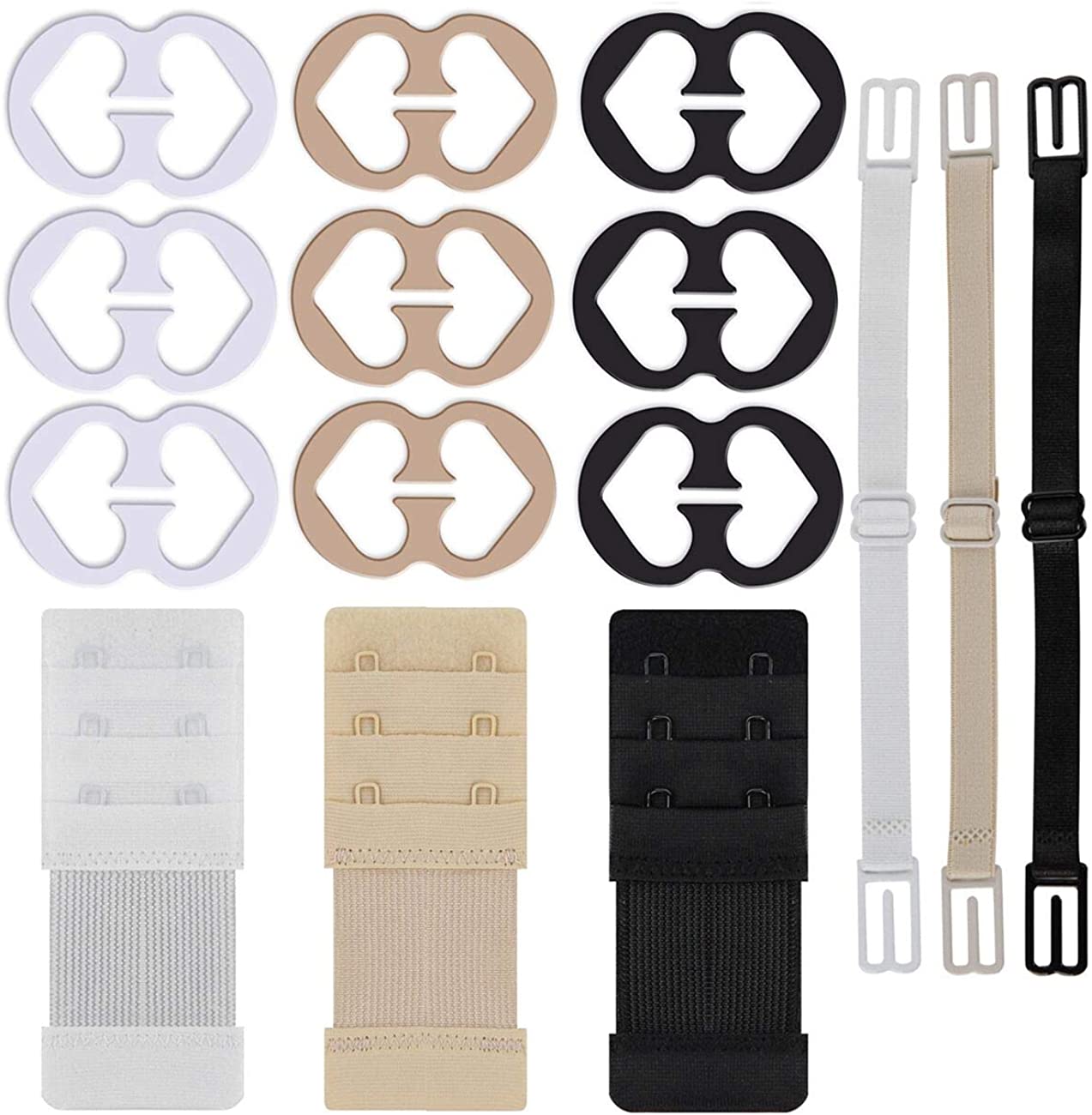 Price:$7.99 W-Plus Bra Strap Clips Bra Extenders Bra Strap Holders - Racer Back - Conceal Straps - Cleavage Control at Amazon Women’s Clothing store