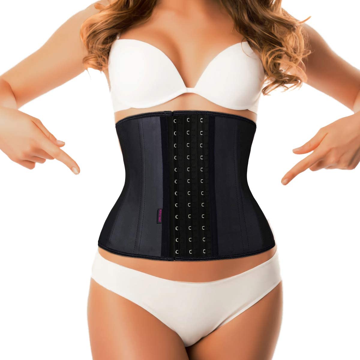 Price:$12.49 Silinggy Womens Waist Trainer Corset for Weight Loss Sport Workout Body Shaper Trimmer at Amazon Women’s Clothing store