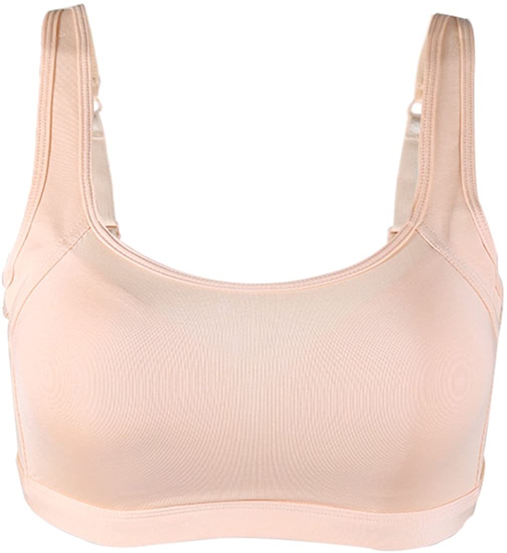 Price:$16.99 uxcell Women Comfortable Basic Soft Yoga Workout Padded Cup Wire Free Sleep Bra at Amazon Women’s Clothing store