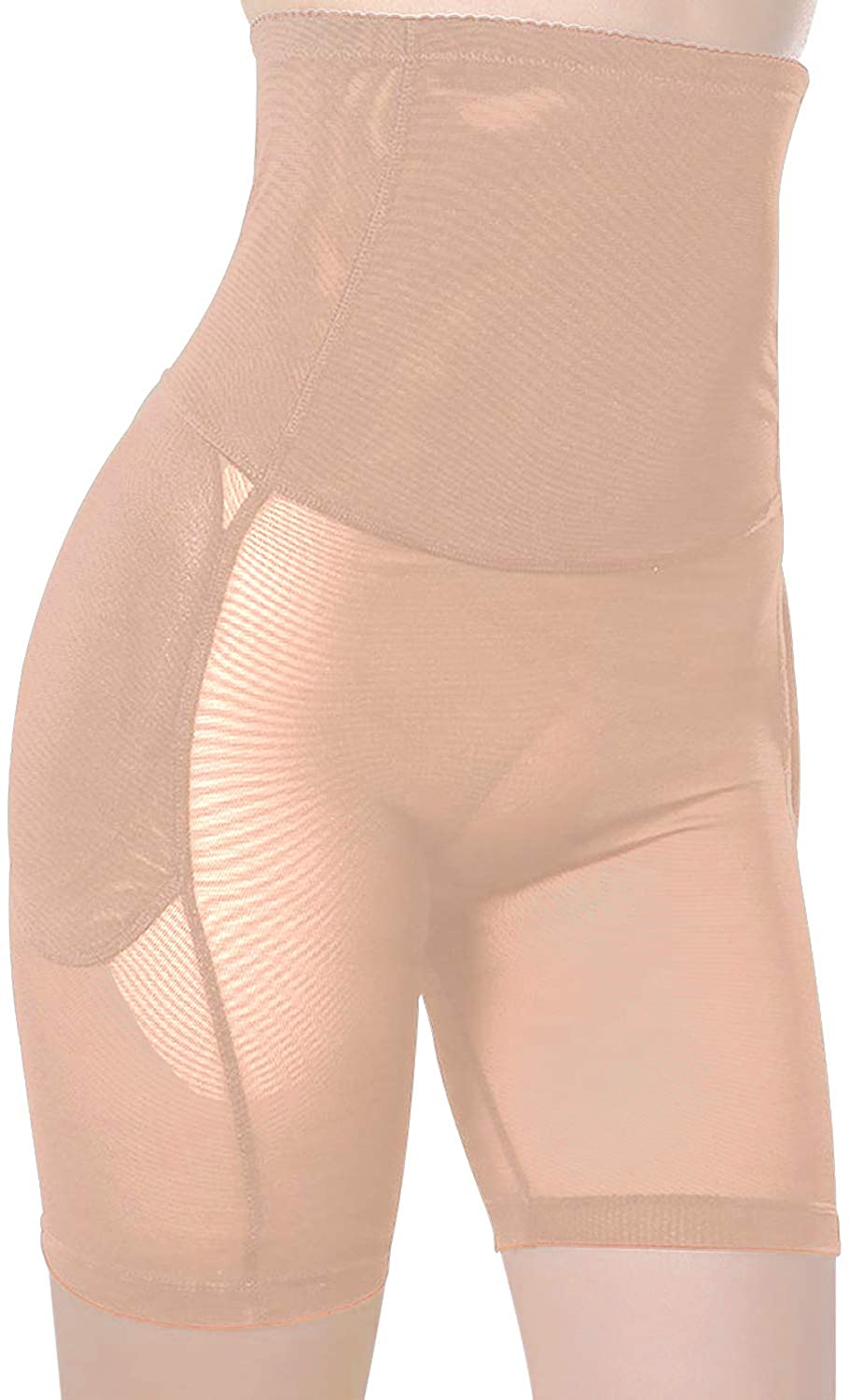 Price:$13.99 Defitshape Women's Butt Lifter Shapewear Panty High Waist Padded Hip Enhancer Shaper Panties Black at Amazon Women’s Clothing store