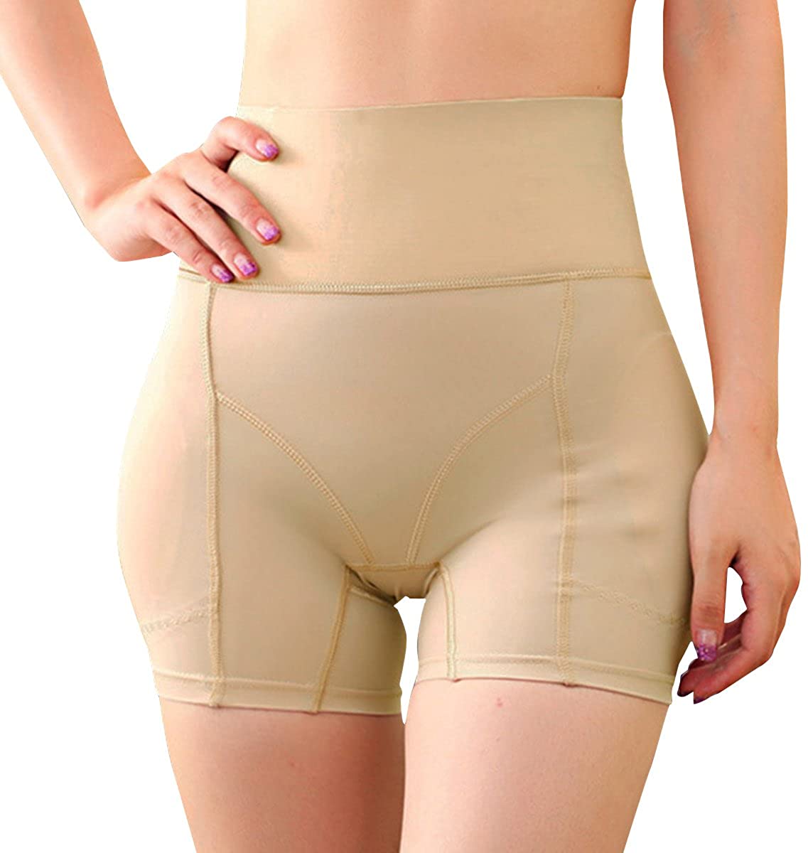 Price:$10.50 Defitshape Women's Butt Lifter Shapewear Panties Padded High Waist Hip Enhancer Shaper Panty at Amazon Women’s Clothing store