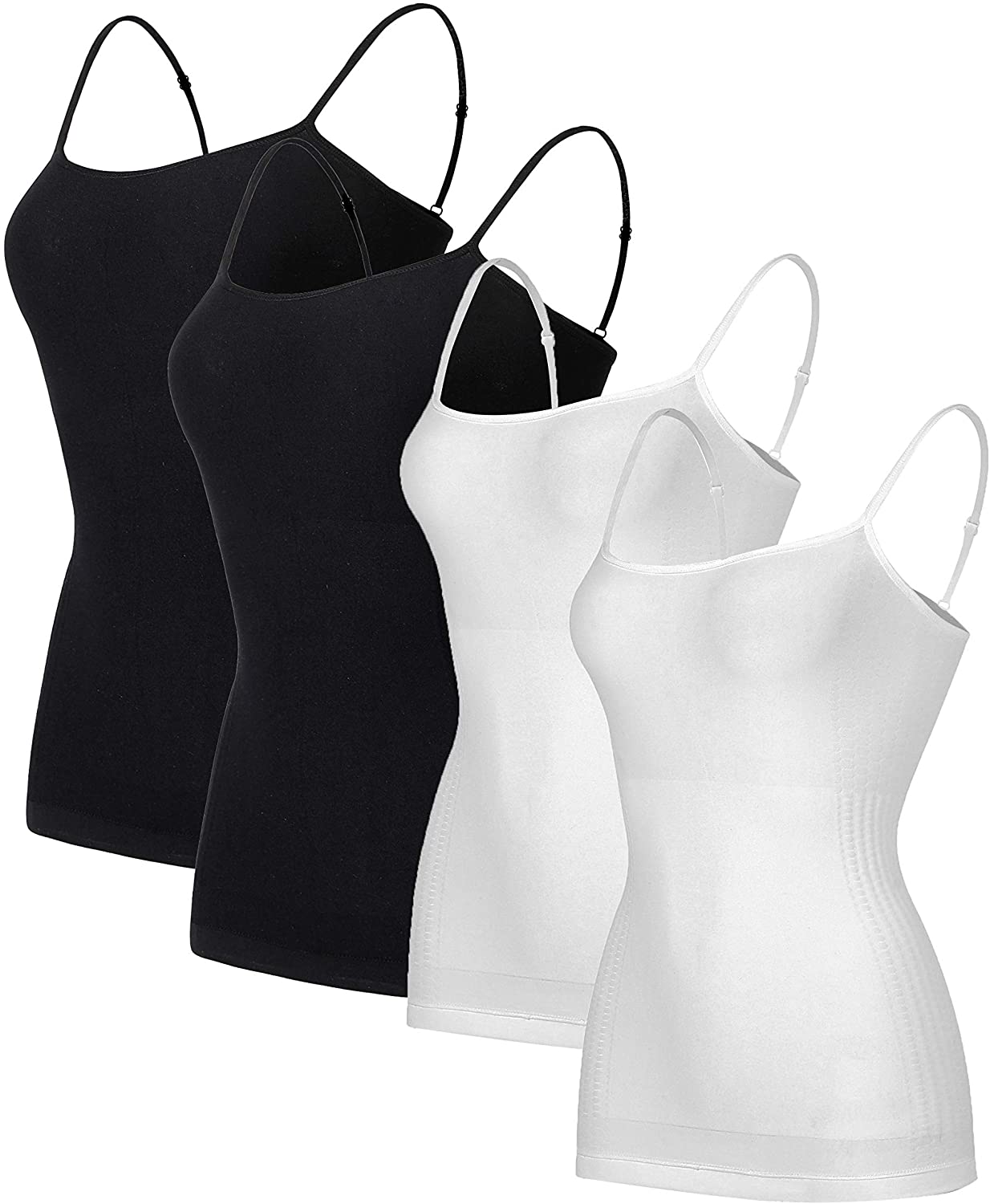Price:$7.99 Women Camisoles Tank Top Basic Casual Soild Color Silmming Vest Underwear.JNINTH at Amazon Women’s Clothing store