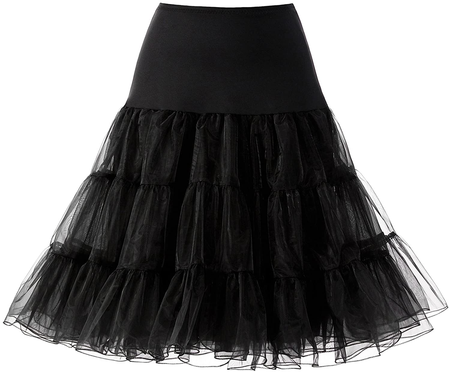 Price:$13.99 Remedios 1950s Petticoat Underskirt Crinoline Slips for Women Tutu Skirt Dress at Amazon Women’s Clothing store