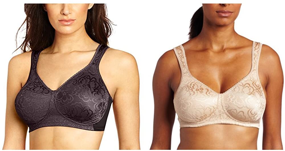 Price:$33.98 Playtex womens 18 Hour Ultimate Lift and Support Wire Free Bra, Black/Nude, 38D at Amazon Women’s Clothing store