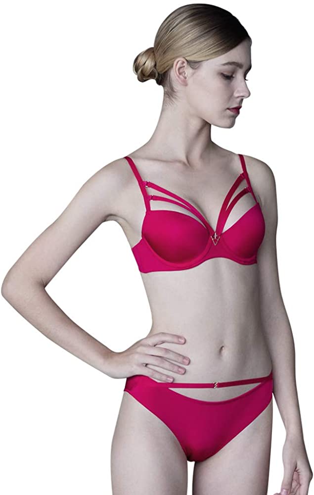 Price:$9.99 Women's Push Up Everyday Basic Comfort Lightly Padded Underwire Plunge T-Shirt Bra Lift Up at Amazon Women’s Clothing store