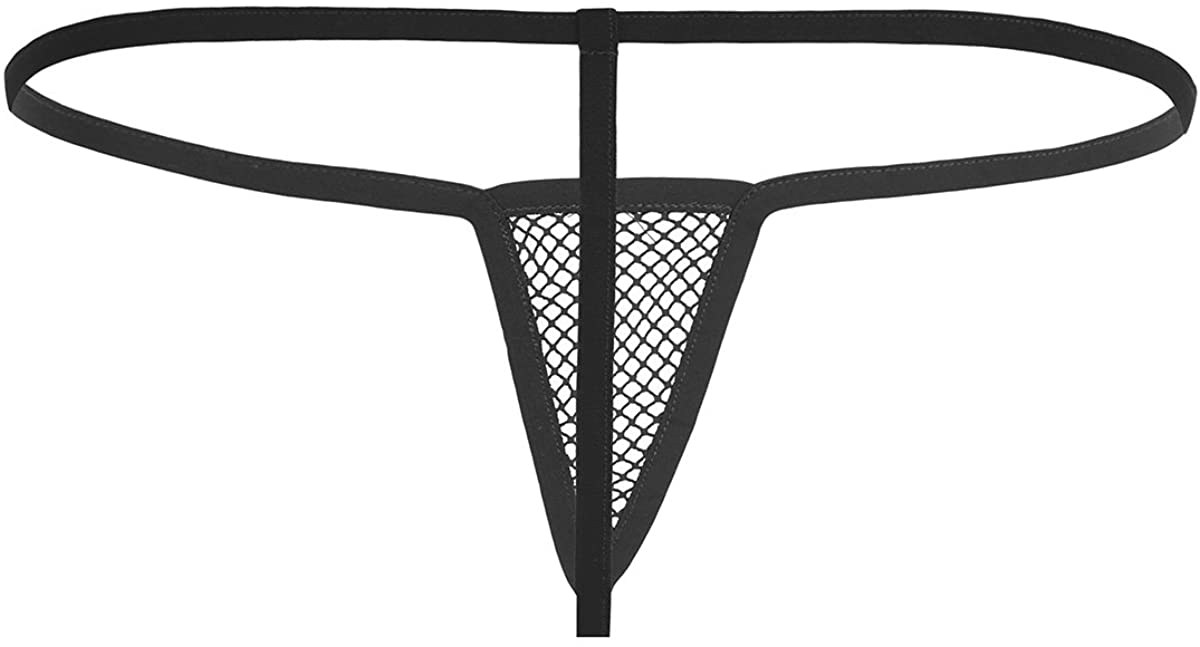 Price:$8.15    MSemis Sexy Women's Mesh Fishnet Thongs G-String T Back Underwear  Clothing