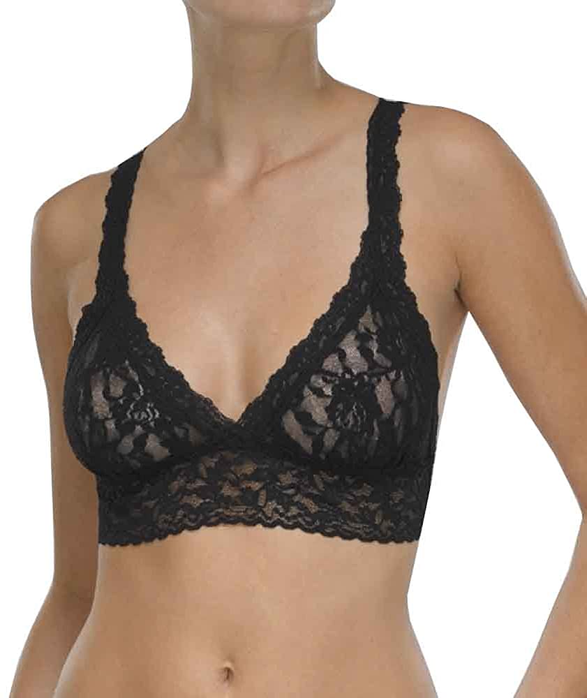 Price:$46.00 hanky panky Women's Signature Lace Crossover Bralette (Black, S) at Amazon Women’s Clothing store