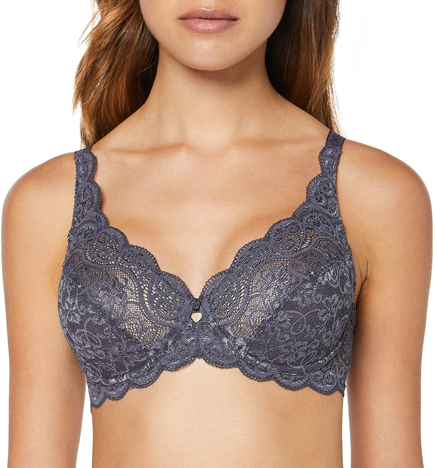 Price:$29.50 Triumph Wrap Bra Amourette Gray 300 W X at Amazon Women’s Clothing store