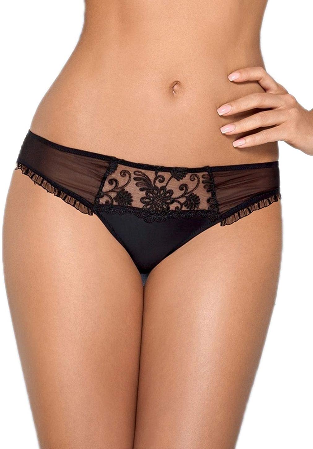 Price:$21.99 WIESMANN Women Classic Delicate Panties Pamela Embroidered Insert at Amazon Women’s Clothing store