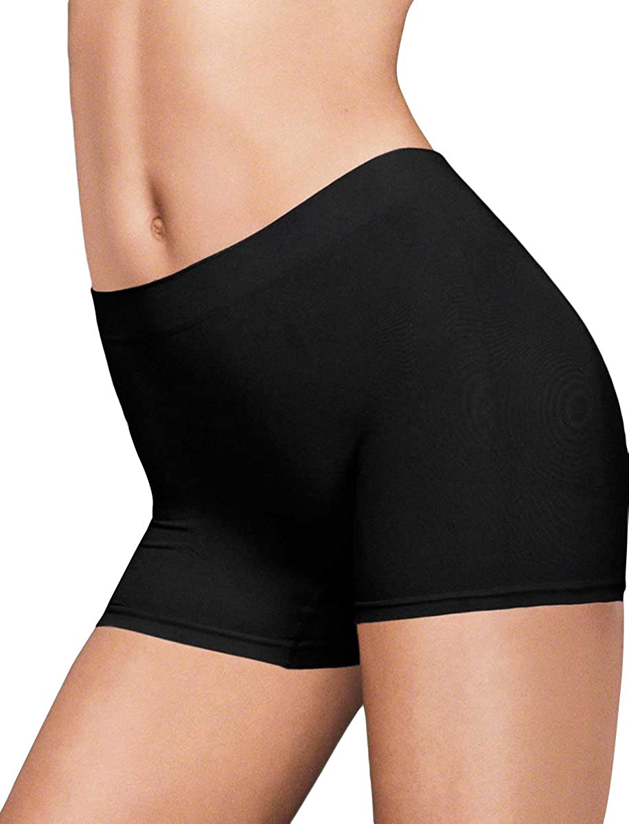 Price:$11.18 Maidenform womens Pure Genius Seamless Boyshort (40848) Black at Amazon Women’s Clothing store
