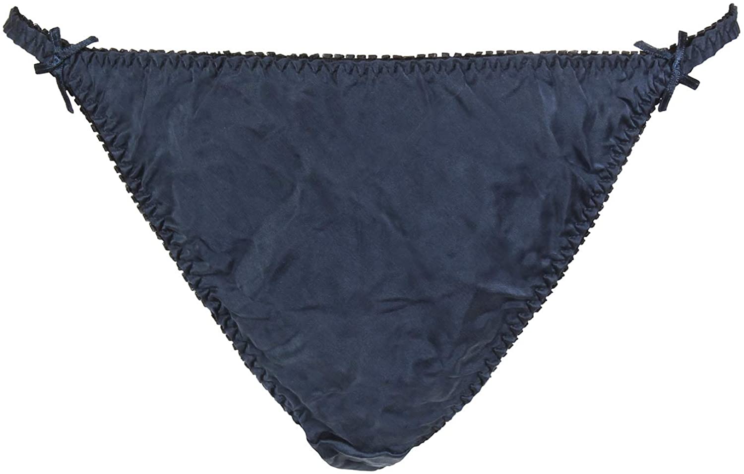 Price:$7.96 INTIMO Womens Classic Silk String Bikini at Amazon Women’s Clothing store