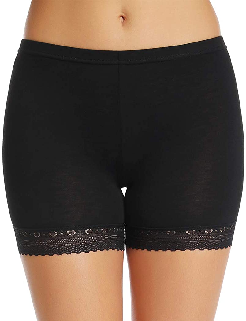 Price:$7.99    WOWENY Anti Chafing Slip Shorts Panty for Girls Under Dress Smooth Boyshort Safe Panty  Clothing