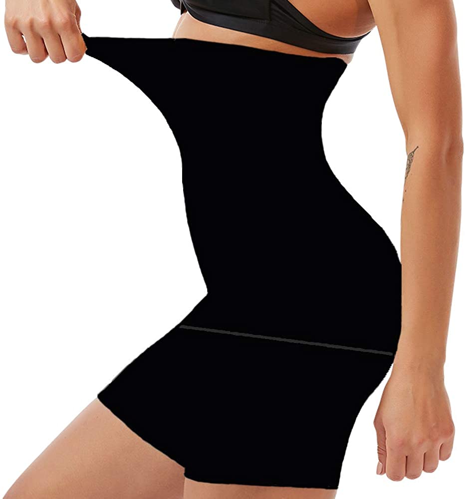Price:$12.98 HOFUJINGSHI Women Waist Trainer Tummy Control Shapewear Body Shaper Hi-Waist Butt Lifter Thigh Slimmer at Amazon Women’s Clothing store