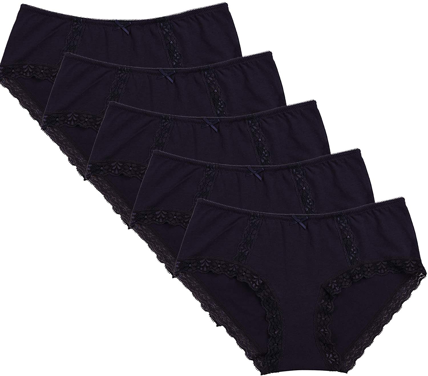 Price:$15.98 OHLLAVIVY Women’s Underwear Soft Cotton Panties Stretchy Hipster Ladies Briefs Multipack at Amazon Women’s Clothing store