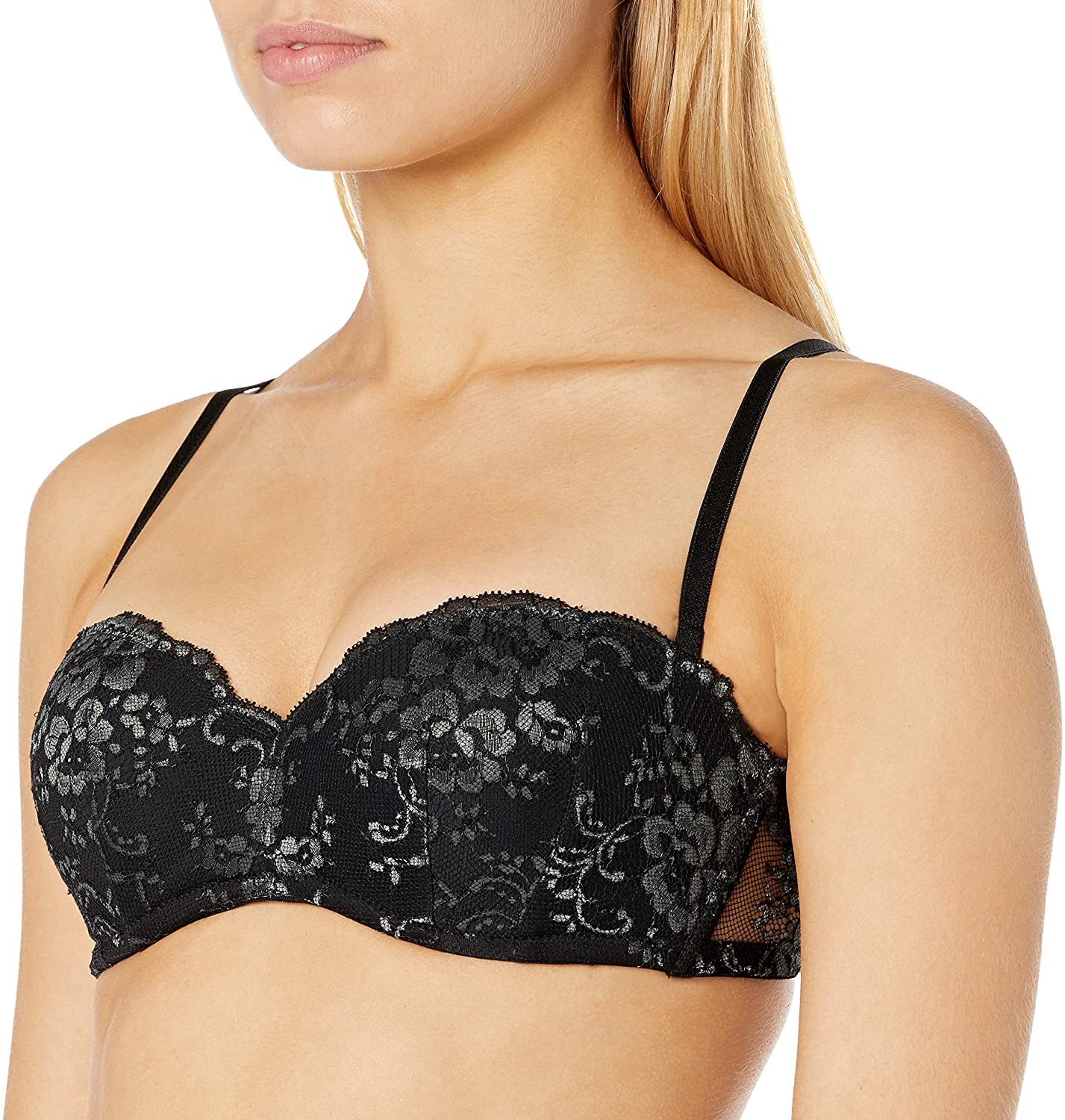 Price:$21.80 Rosapois Lingerie Women's Strapless, Black, S at Amazon Women’s Clothing store