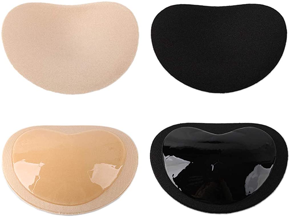 Price:$8.99 Adhesive Bra Pads Breast Inserts Breathable Push Up Breast Padding Inserts Bra Cups for Swimsuits Bikini at Amazon Women’s Clothing store