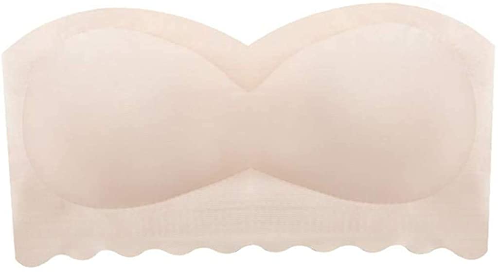 Price:$15.88    Women's Bandeau Bra Ice Silk Air Bra Tank Top Short Vest Seamless Stretch Bandeau Tube Bra Top  Clothing