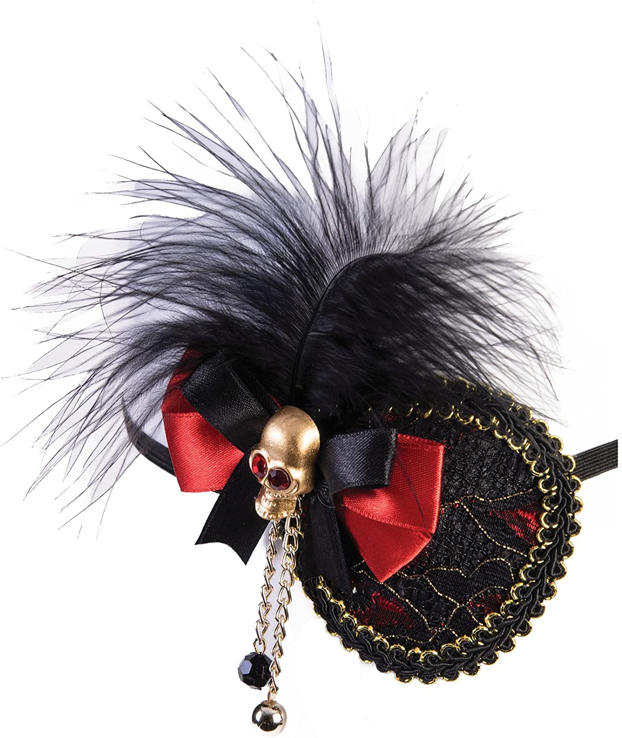 Price:$9.99 Forum Novelties Women's Super DLX Pirate Eye Patch, red, standard |  