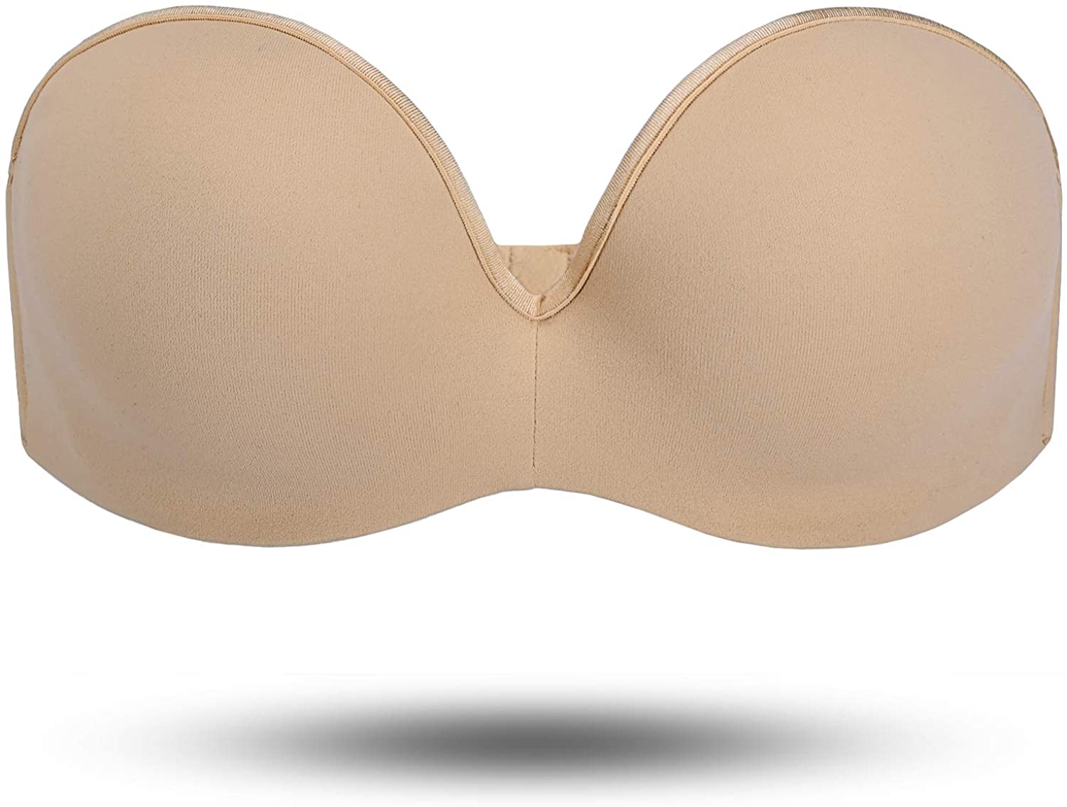 Price:$15.99 Wingslove Women’s Strapless Multiway Bra Full Figure Underwire Push-up Contour Bra Red Carpet Plus Size at Amazon Women’s Clothing store