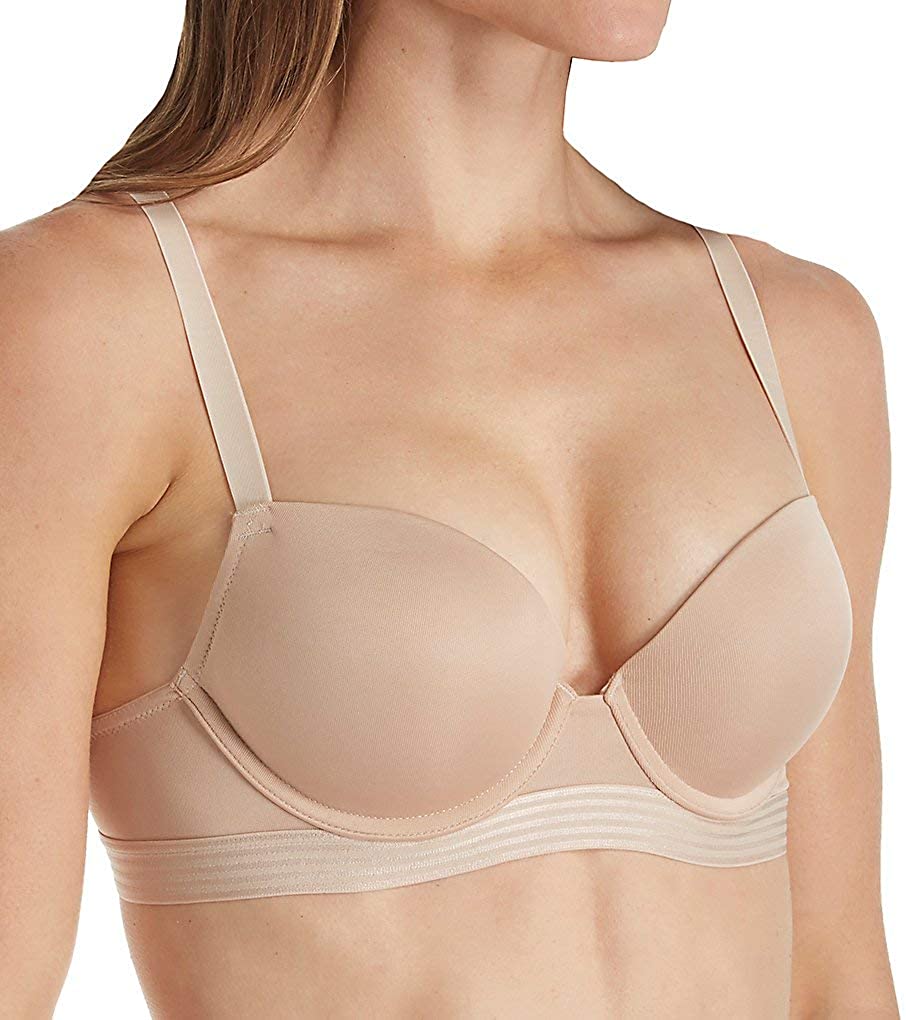 Price:$27.00 Self Expressions Women's Banded Longline Push Up Bra SE1103 36C Paris Nude at Amazon Women’s Clothing store