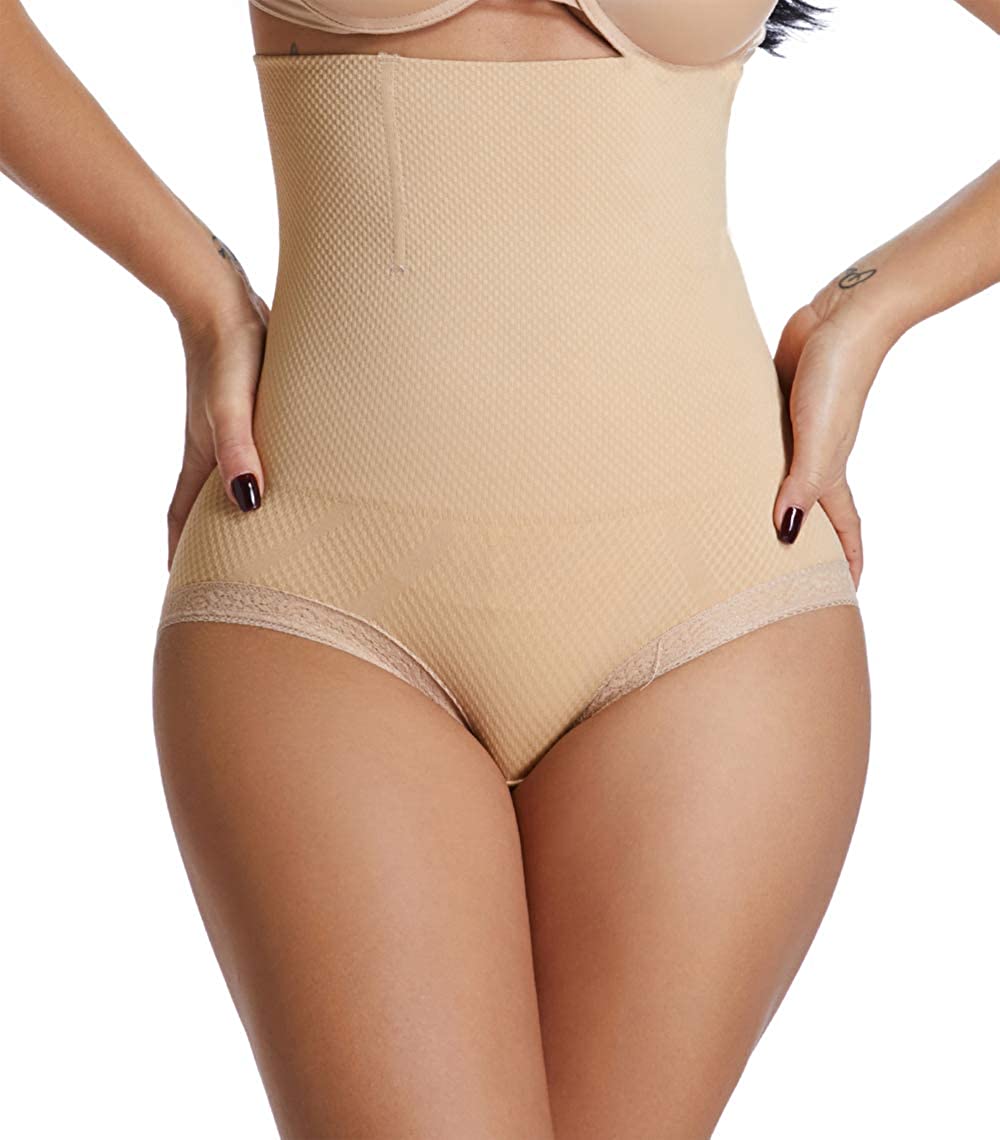 Price:$12.99 SURE YOU LIKE Women Butt Lifter Shapewear Hi-Waist Tummy Control Panties Slimmer Waist Body Shaper at Amazon Women’s Clothing store