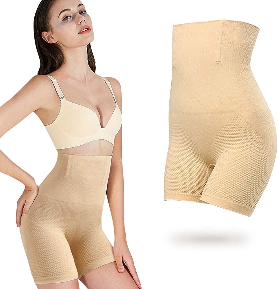 Price:$16.99 Samfolk Butt Lift Shapewear Tummy Control Shaper Thigh Slimmer Sculptwear Panty at Amazon Women’s Clothing store