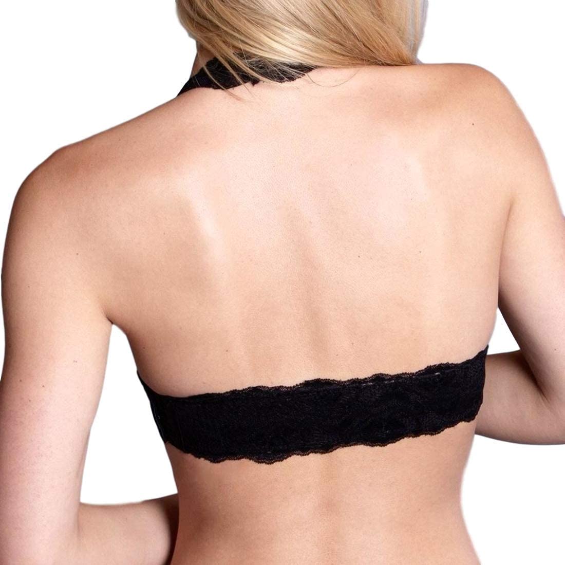 Price:$12.99 Bra Lab Convertible Bras for Women - Multiway Back Strap - Strapless, Plus at Amazon Women’s Clothing store