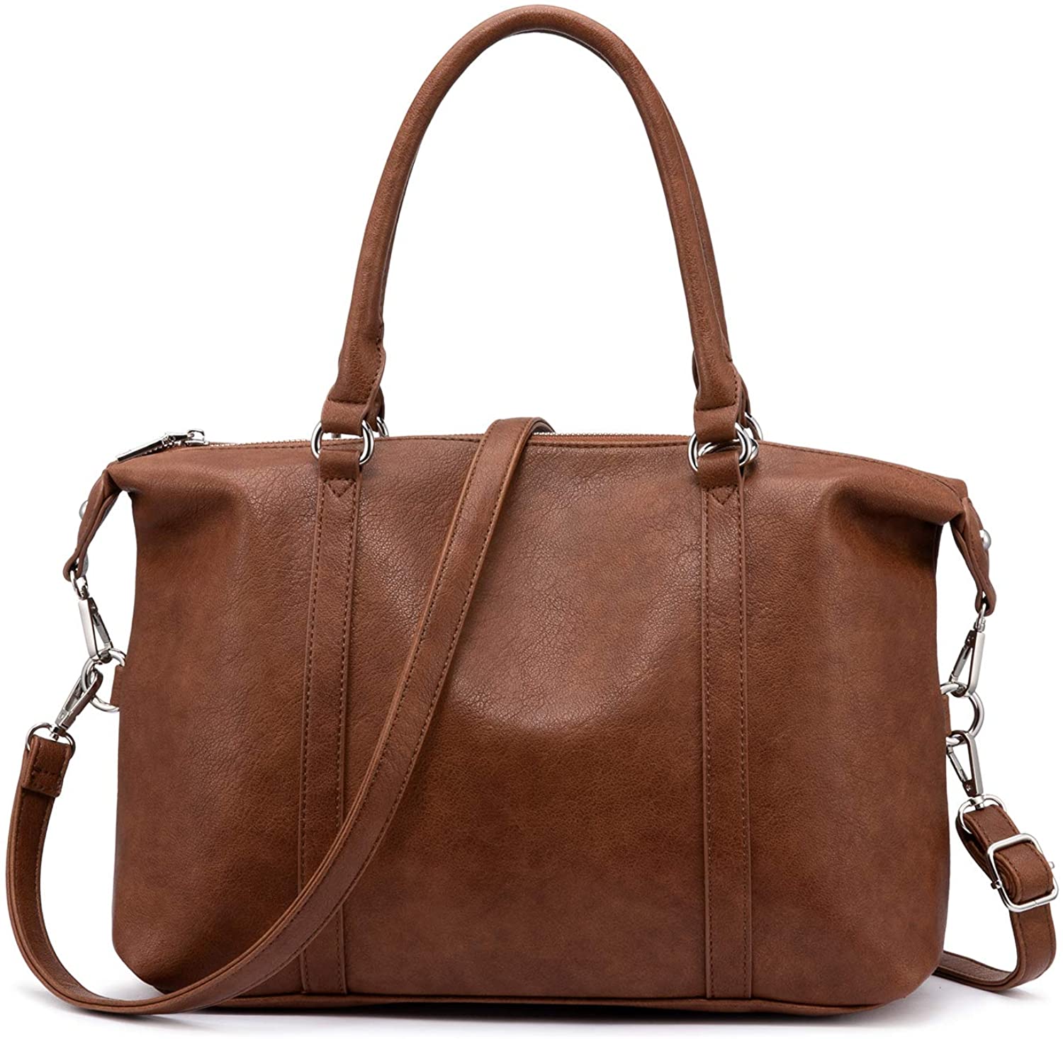 Price:$33.98    Hobo Handbags for Women Soft Vegan Leather Hobo Bags Shoulder Bag Crossbody Purses Satchel Purse Red Brown  Clothing
