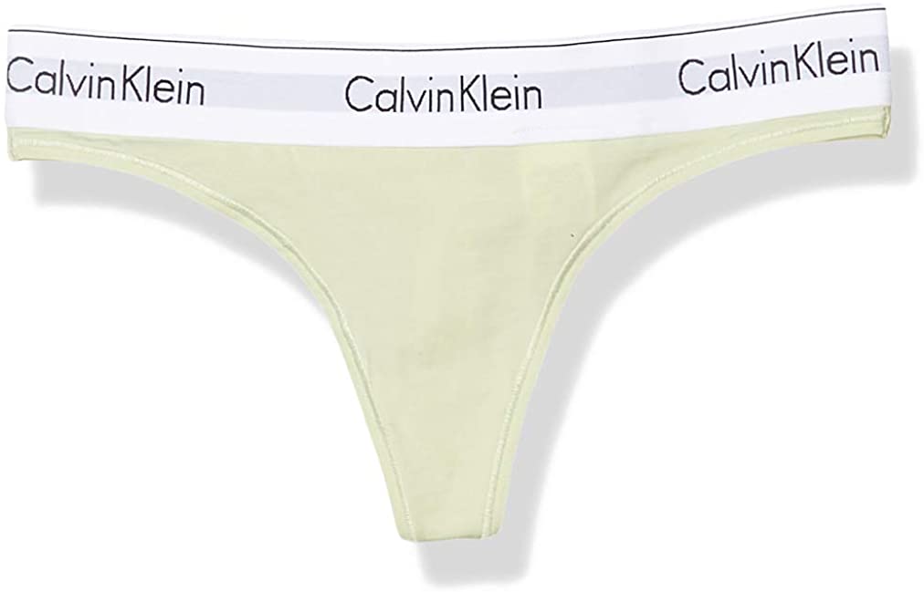 Price:$16.65    Calvin Klein Women's XS-XL Modern Cotton Thong Panty, Pale Moss, X-Small  Clothing