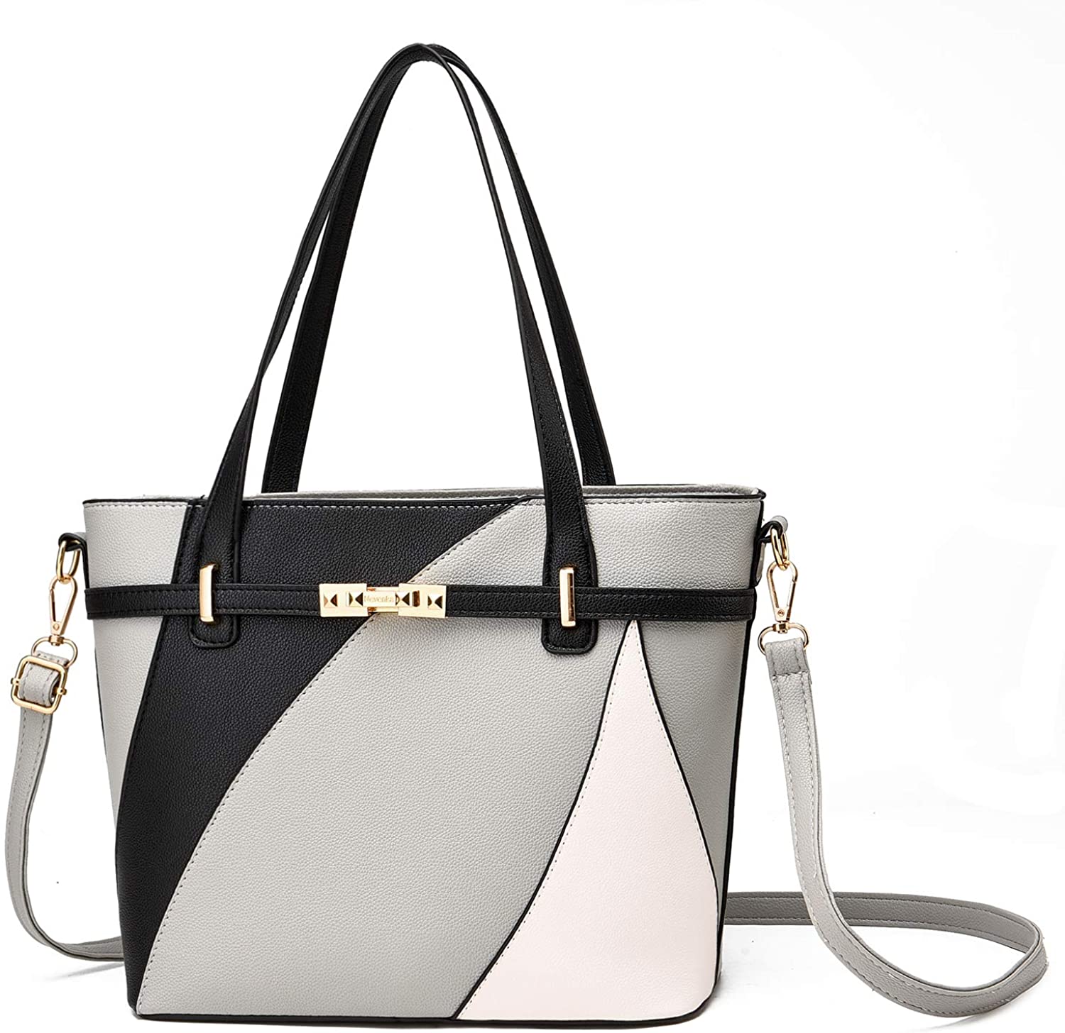 Price:$25.00    Top Handle Bags for Women Leather Tote Purses Handbags Satchel Crossbody Shoulder Bag form Nevenka (Gray)  Clothing