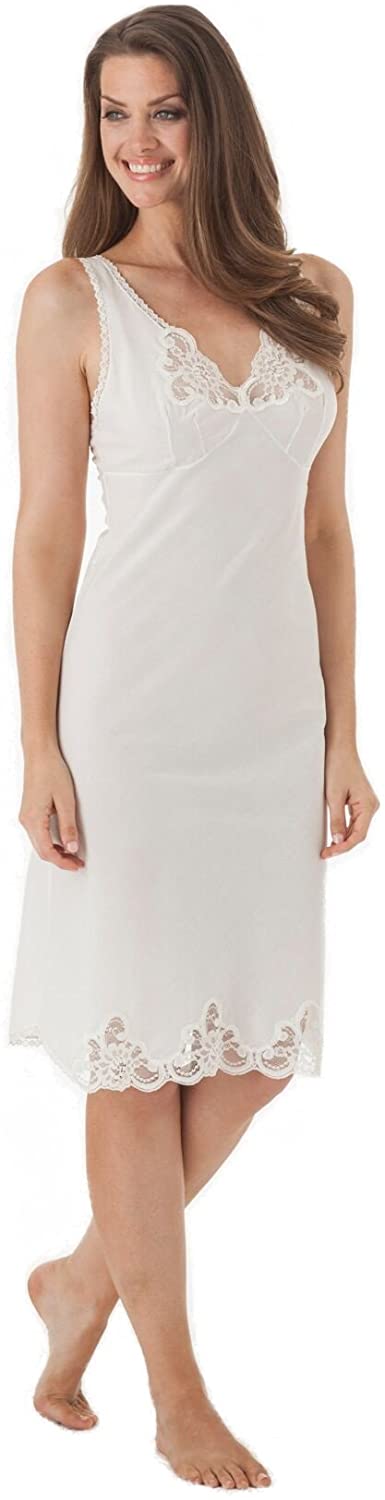 Price:$32.00 Velrose Lingerie Cotton Full Slips Style 4534 (36, Ivory) at Amazon Women’s Clothing store