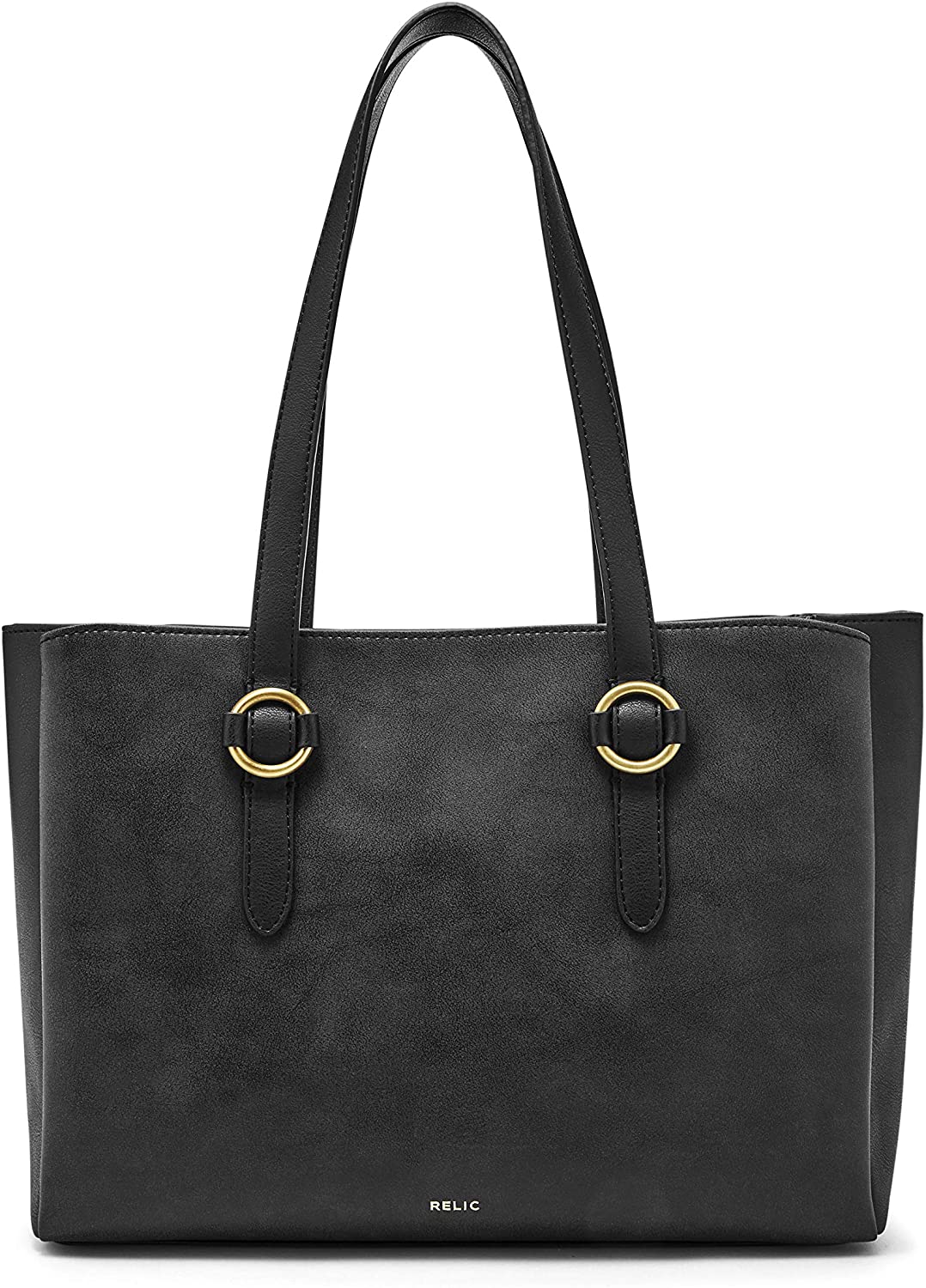 Price:$44.61    Relic Joni Double Shoulder Strap Bag Black  Clothing