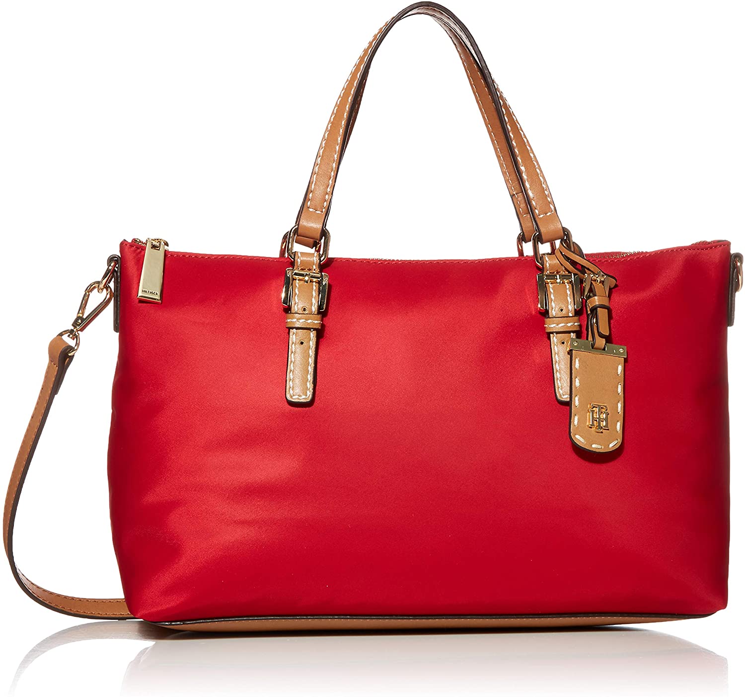 Price:$68.32 Tommy Hilfiger Julia Shopper Bag, TOMMY RED  Handbags   