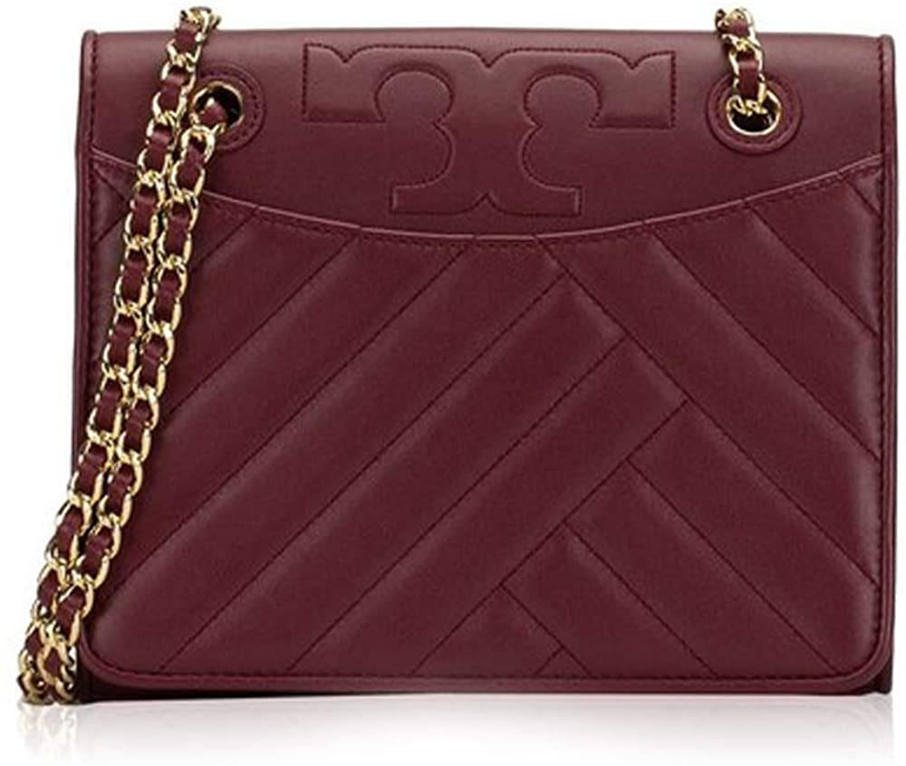 Price:$324.95 Tory Burch 50643 Alexa Convertible Shoulder Bag Imperial Garnet, Small  Handbags   