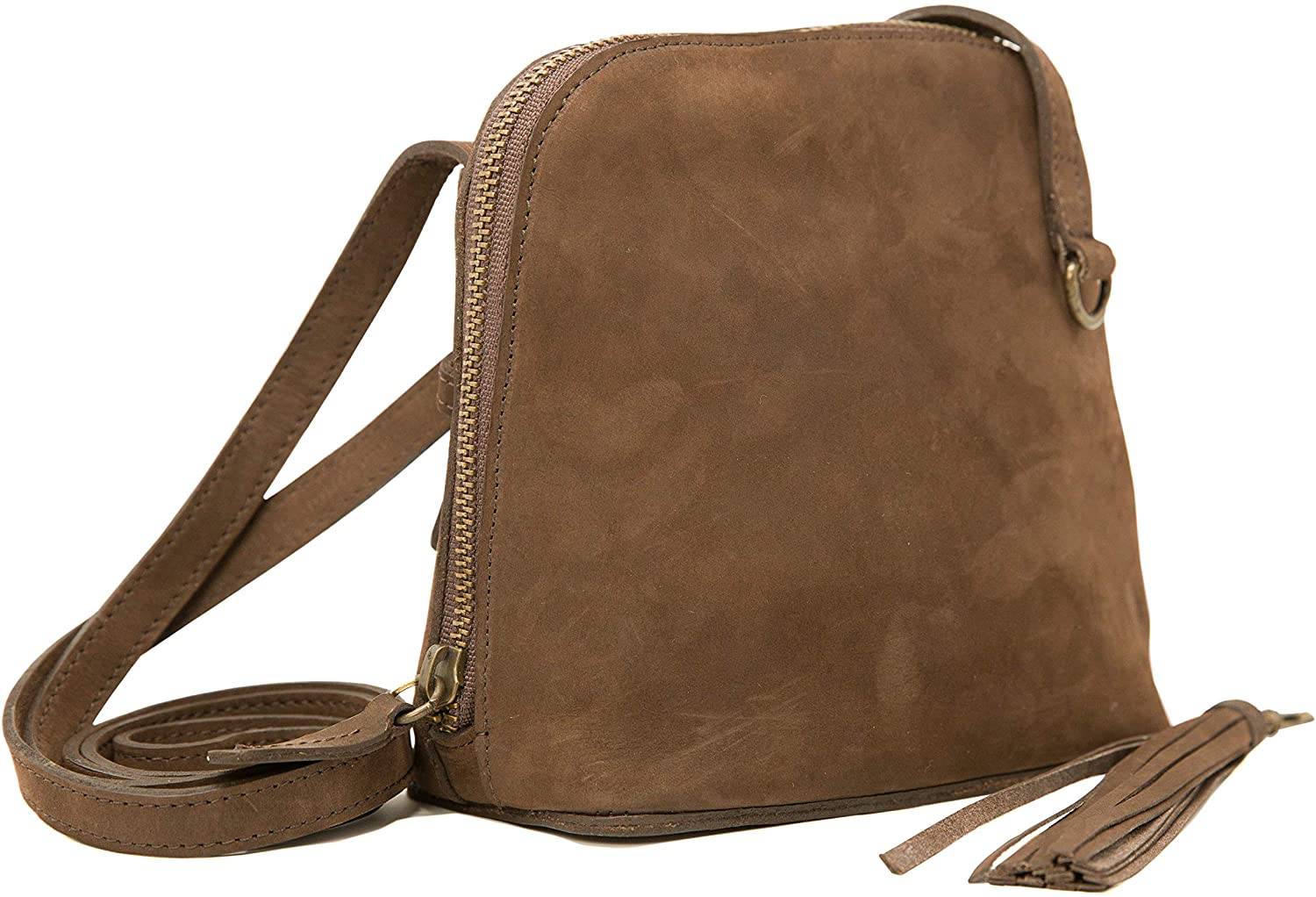 Price:$99.99 Stella|Bella Rachel Shoulder Leather Bag (Brown)  Handbags   
