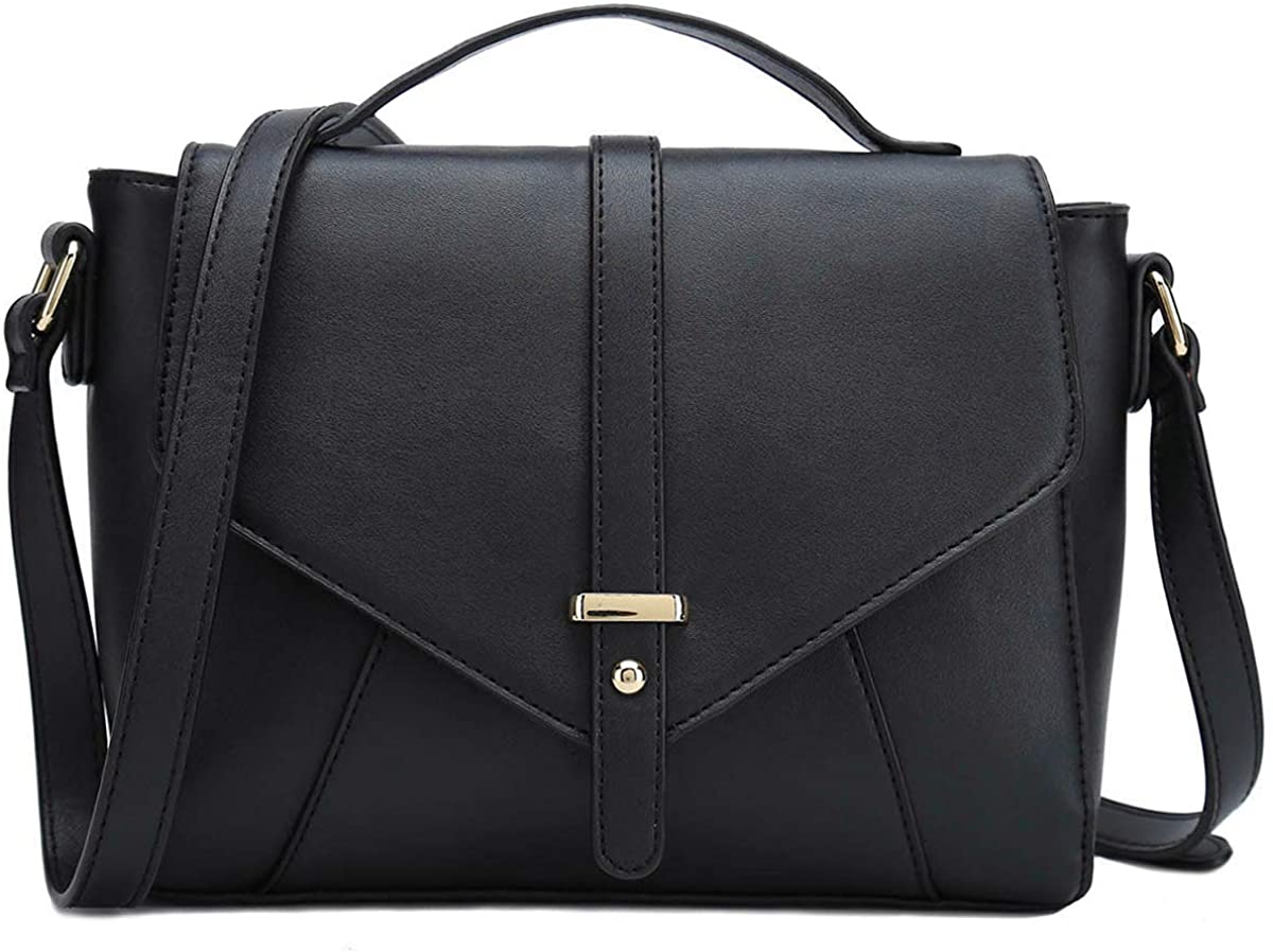 Price:$26.99    Ladies Designer Purses Cross Body Handbags Trendy Bags for Women Shoulder Bags (Black)  Clothing