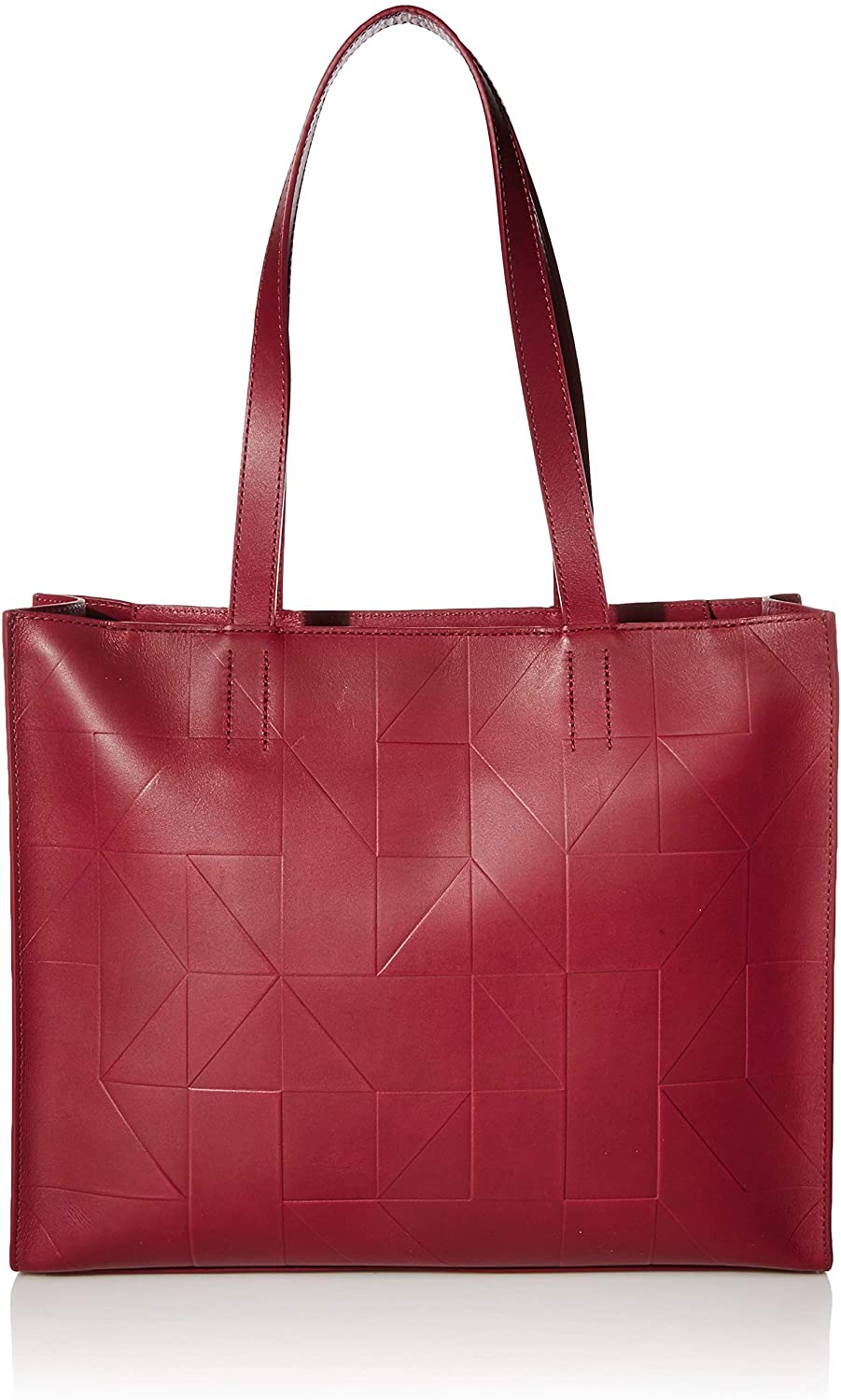 Price:$379.95 ECCO Geometrik Shopper, Sangria  Handbags   