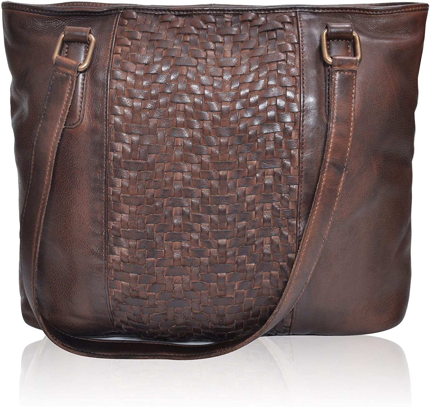 Price:$49.99    Leather Shoulder Bags for Women- Medium Premium Over the Shoulder Luxury Premium crossbody Ipad  Clothing
